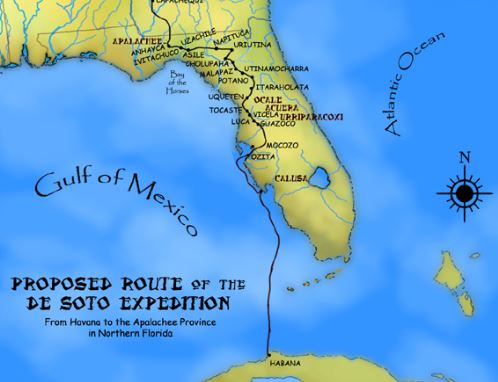 Map of Calusa. Image: Heironymous Rowe