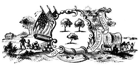 Connecticut Colony: Coat of Arms of Connecticut. Image: U.S. History Images