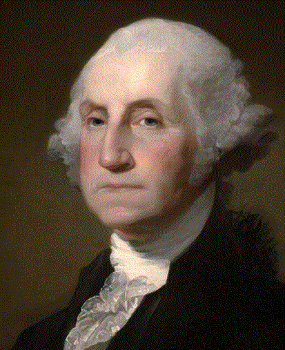 Portrait of George Washington. Image: Gilbert Stuart