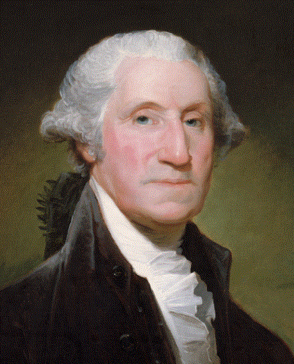 Portrait of George Washington. Image: Gilbert Stuart