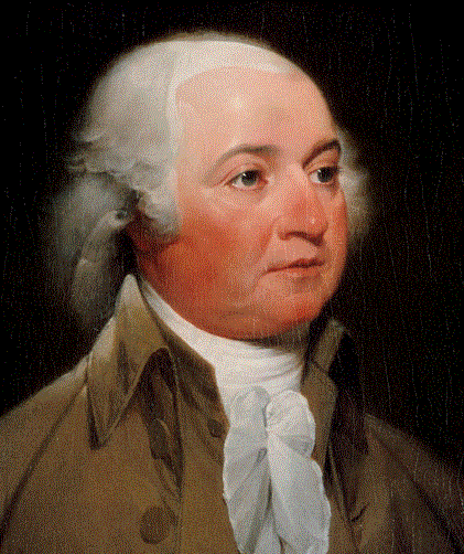 John Adams. Image: John Trumbull; White House Historical Association