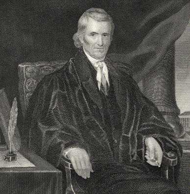 Portrait of Chief Justice John Marshall. Image: Alonzo Chappel