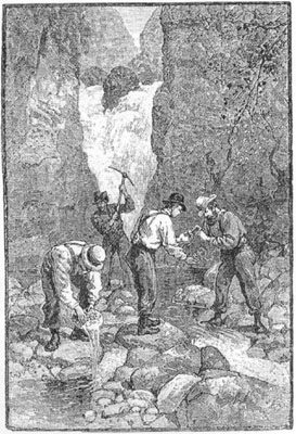 Georgia Gold Rush prospectors. Harper's New Monthly Magazine