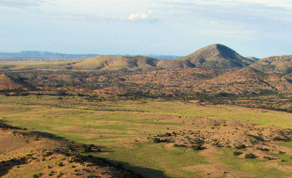 Mt. Baldy and Black Mountains Animas Valley, where John Johnson's massacres took place