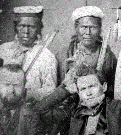 Maidu Headman with Treaty Commissioners. Image: George Eastman House