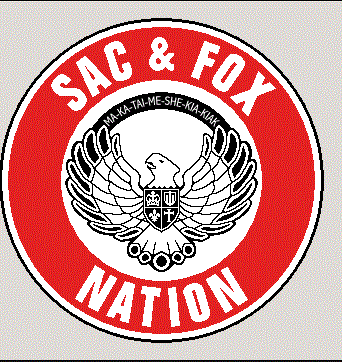 Flag of the Sac & Fox Nation of Oklahoma. Image: Xasartha