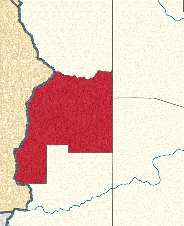 Map of Arizona highlighting La Paz. Image: David Benbennick