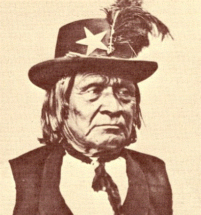 Tosawi, Comanche Chief. Image: Smithsonian Institution