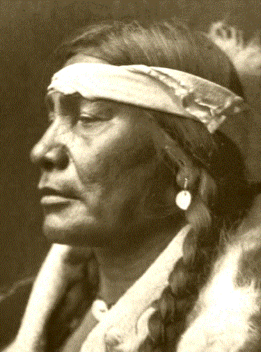 Gros Ventres man. Image: Edward S. Curtis