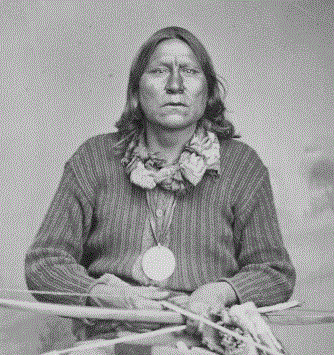 Satanta, celebrated Chief of the Kiowas. Image: William S. Soule