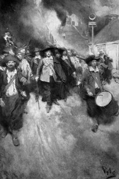 Burning of Jamestown, Virginia during Bacon's Rebellion. Image: Howard Pyle