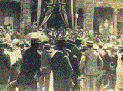 Hawai'i Territory Admission Day Ceremonies. Image: Bernice P. Bishop Museum