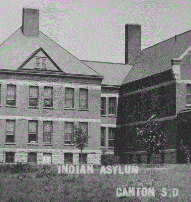 Office of Indian Affairs insane asylum in Canton, South Dakota. Image: Robert Bogdan Collection