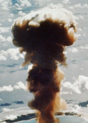 Operation Crossroads explosion. Image: USAAF