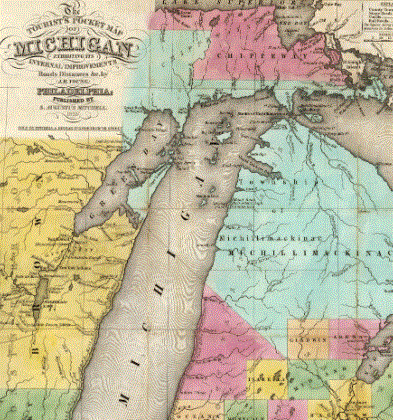 Map of Michigan. Image: J.H. Young