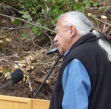 Bill Frank of the Nisqually Indian Tribe. Image: U.S. Fish and Wildlife Service