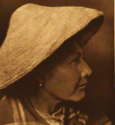 Quinault woman. Image: Edward S. Curtis